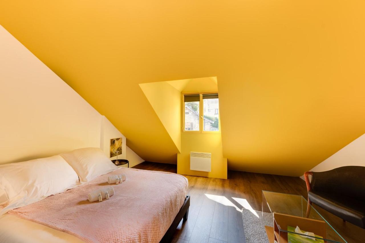 Le Balcon Du Chateau - Aprtement 75 Square Meter In The Annecy Center Kültér fotó